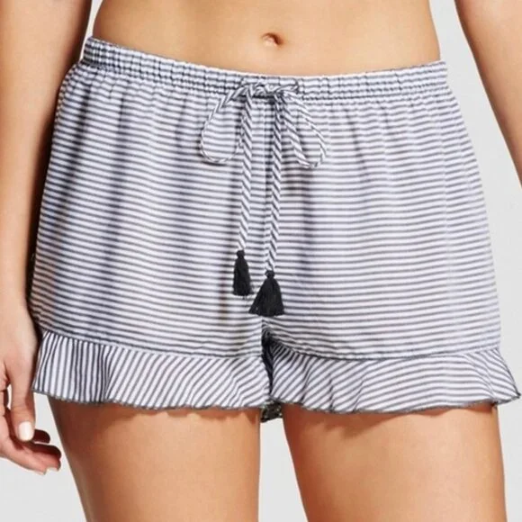 Gillian & O’Malley Striped Pajama Shorts - Picture 1 of 6